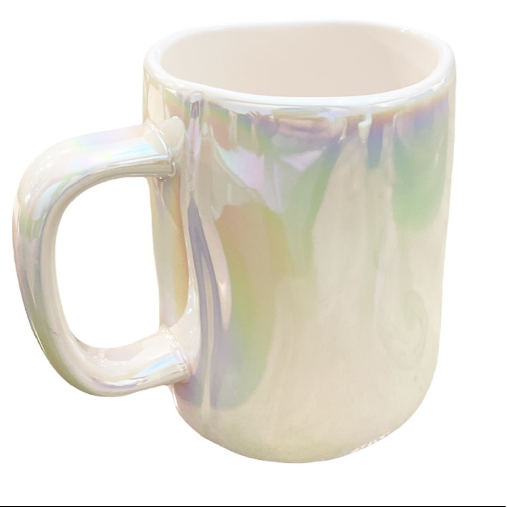 NEW Rae Dunn SNOW DAY  Iridescent Mug ❄️⛄️❄️ - Picture 3 of 5